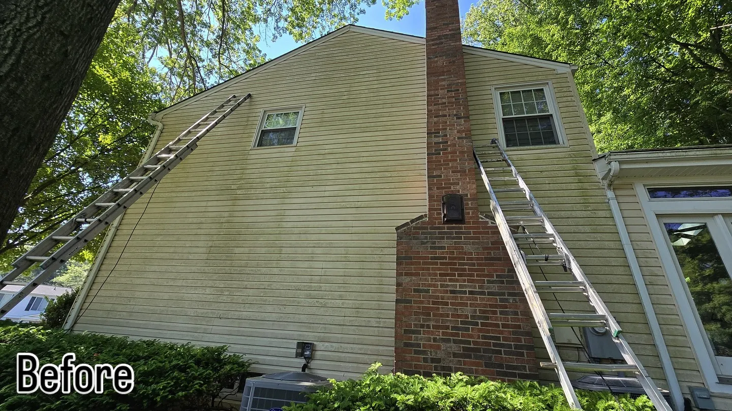 Pressure Washing Before & After