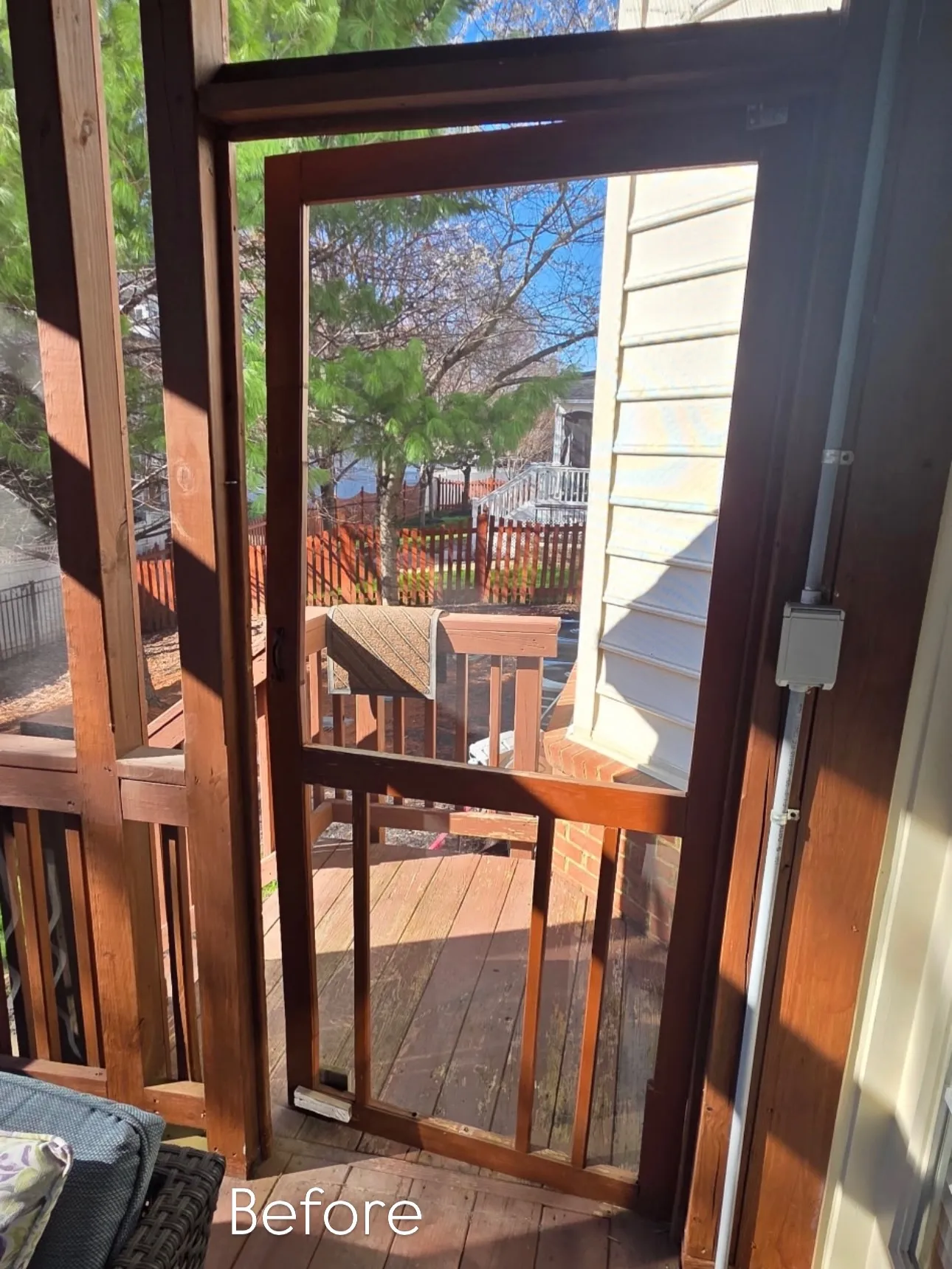 Screen Door Remove & Replace