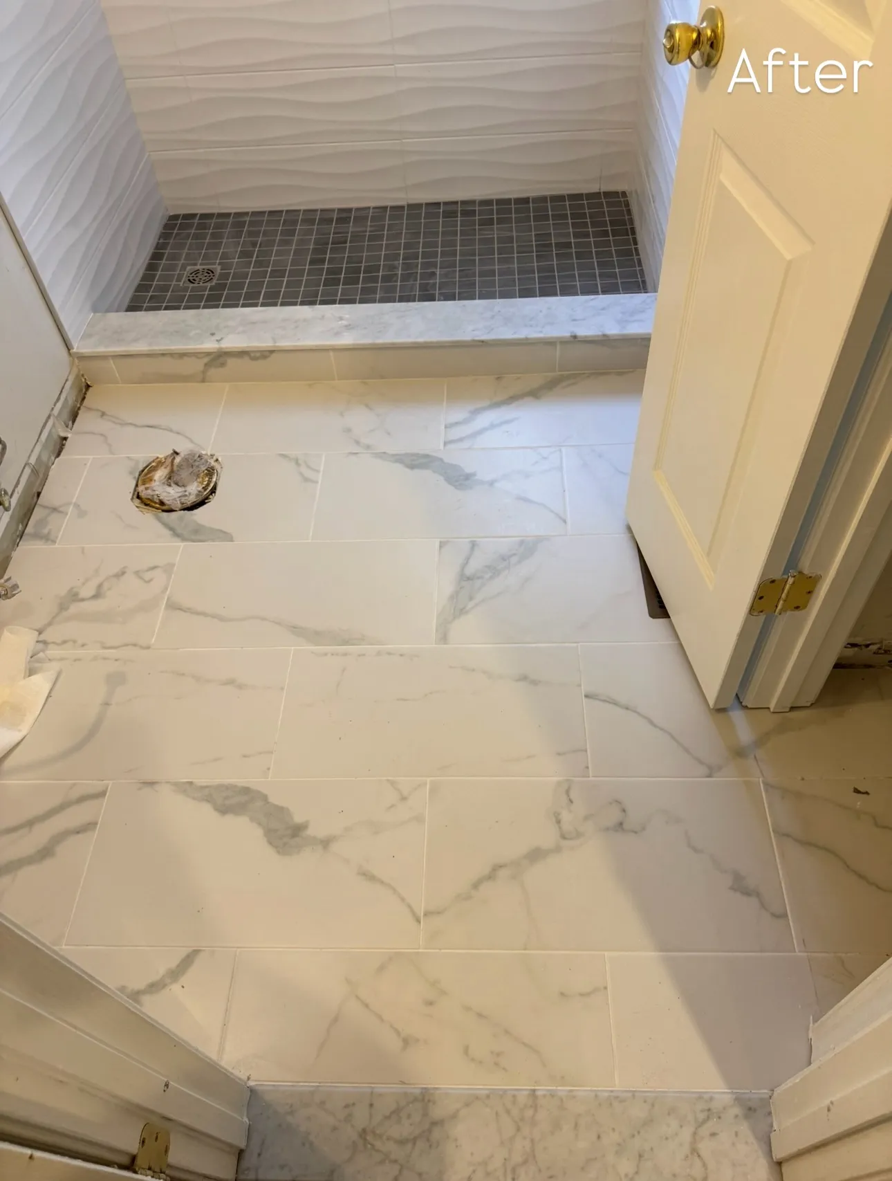 Bathroom Floor Renovation