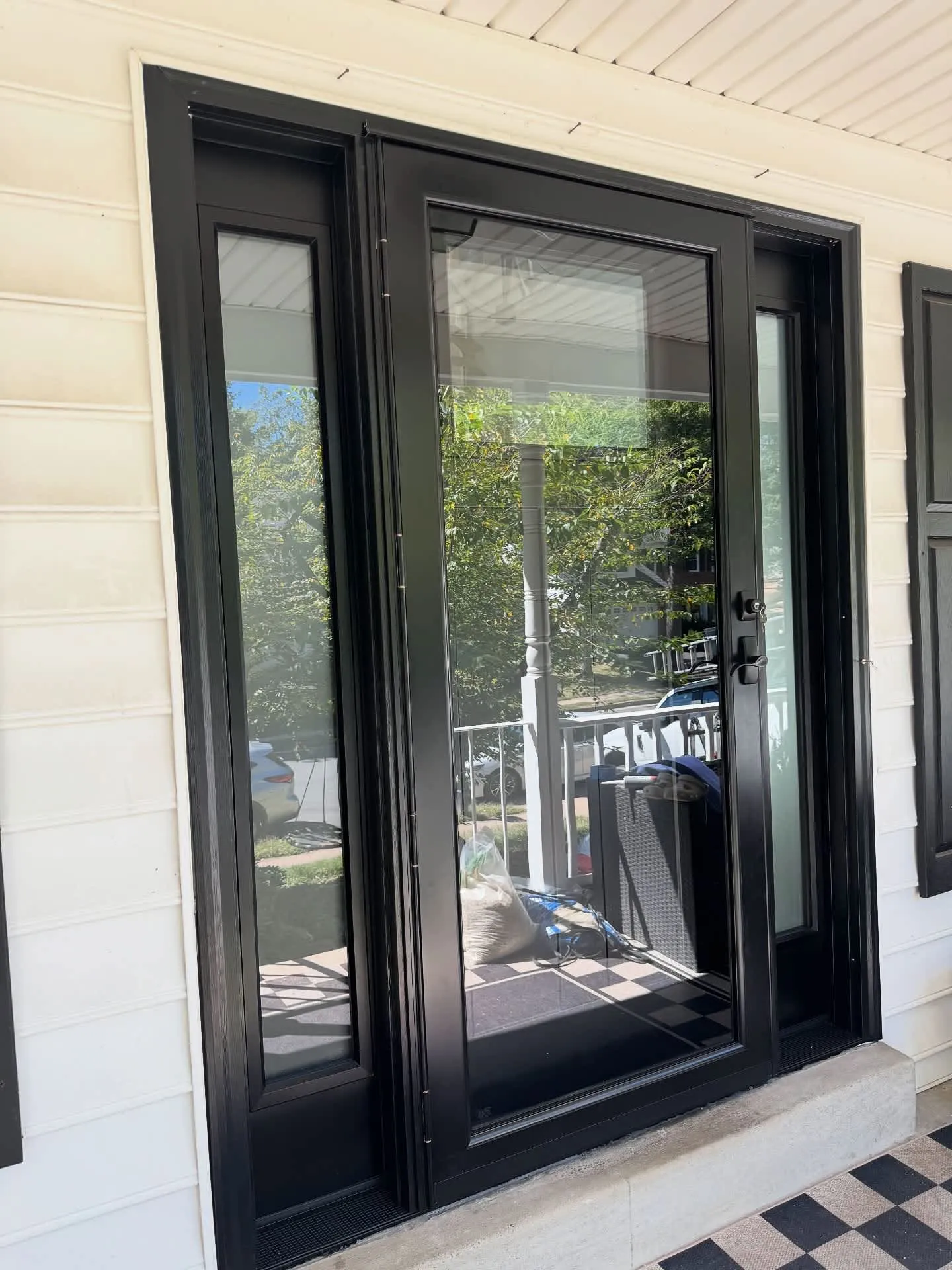 Glass Door Entryway Installation - Image 2