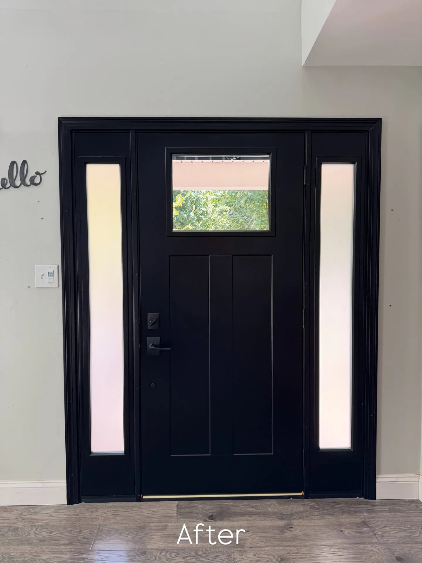 Glass Door Entryway Installation
